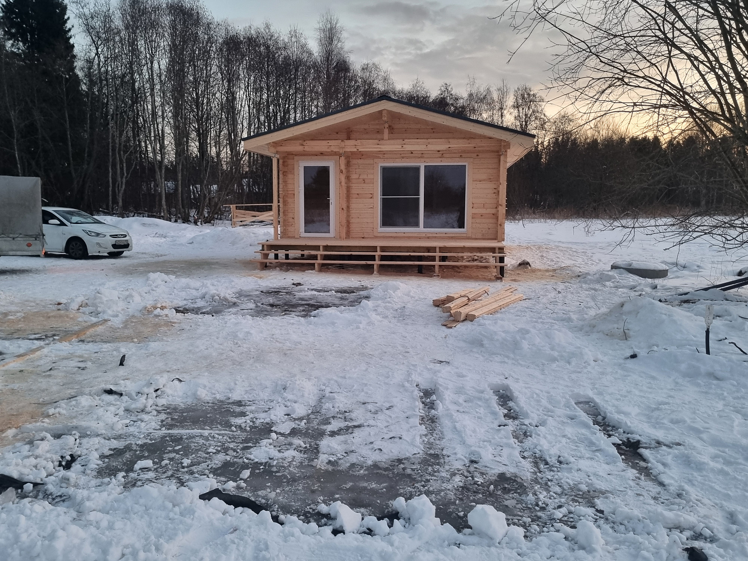 Дом из бруса, 53,39 м²