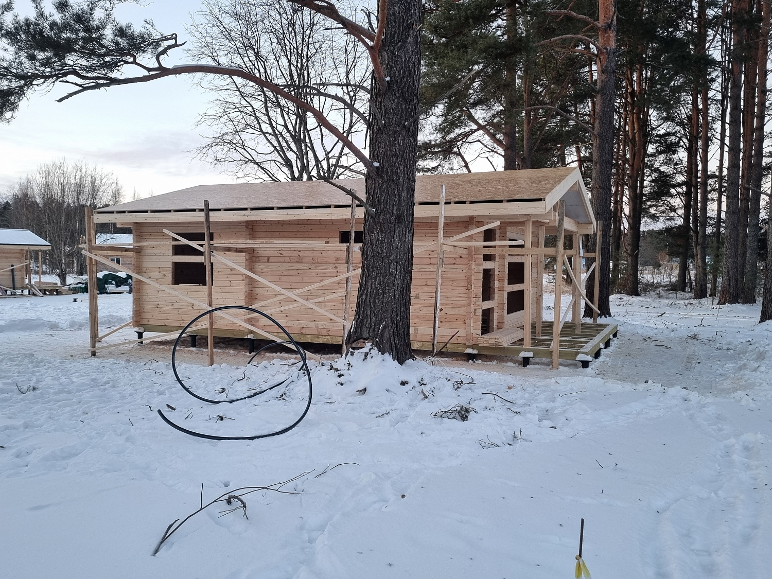 Дом из бруса, 53,39 м²