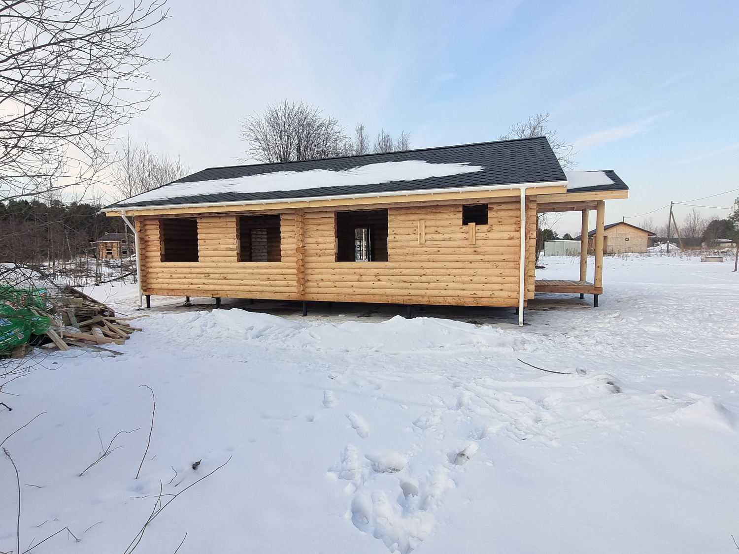 Дом из бруса, 53,39 м²