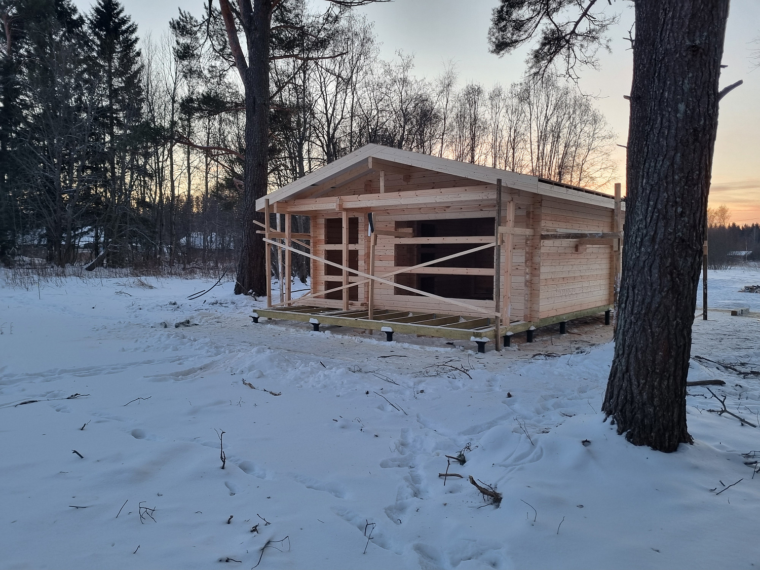 Дом из бруса, 53,39 м²