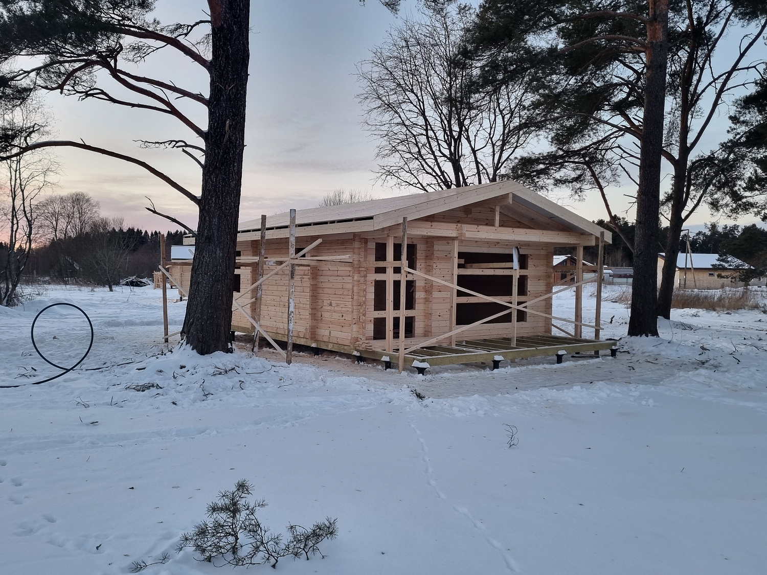 Дом из бруса, 53,39 м²