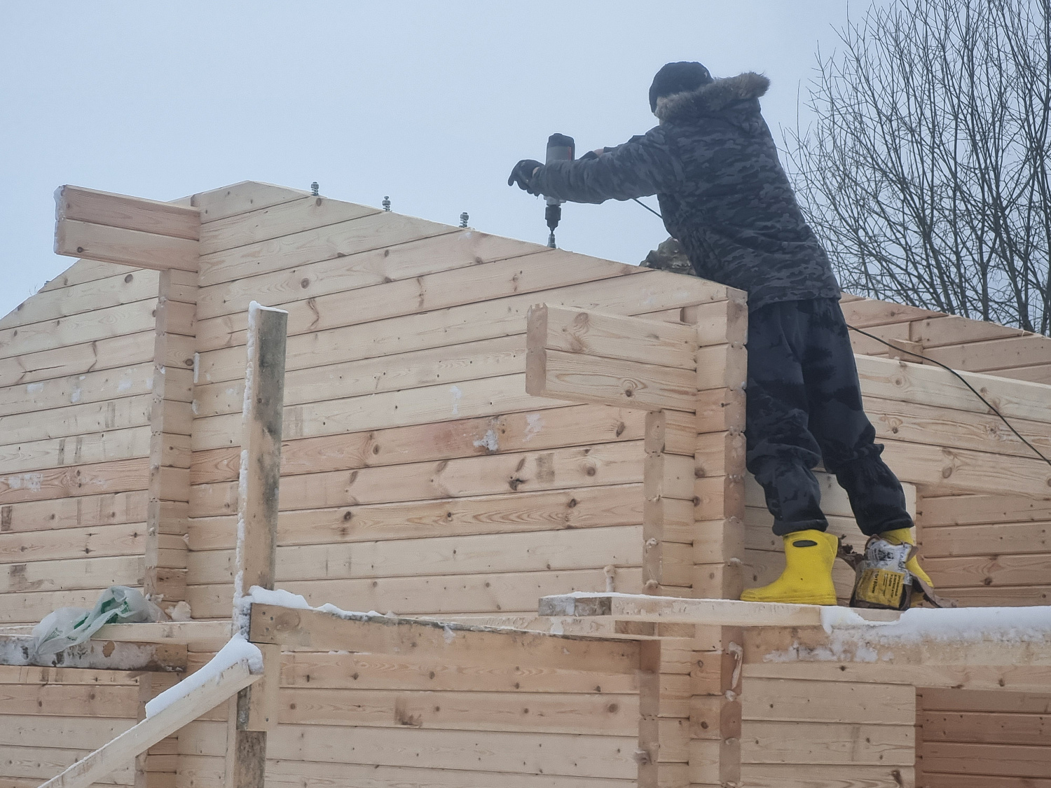 Дом из бруса, 53,39 м²